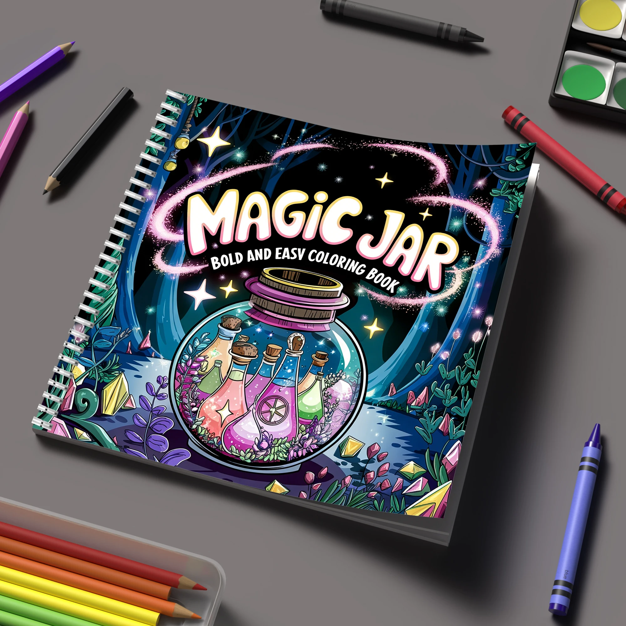Chalk Bag - Carnet de coloriage magique pour adultes,