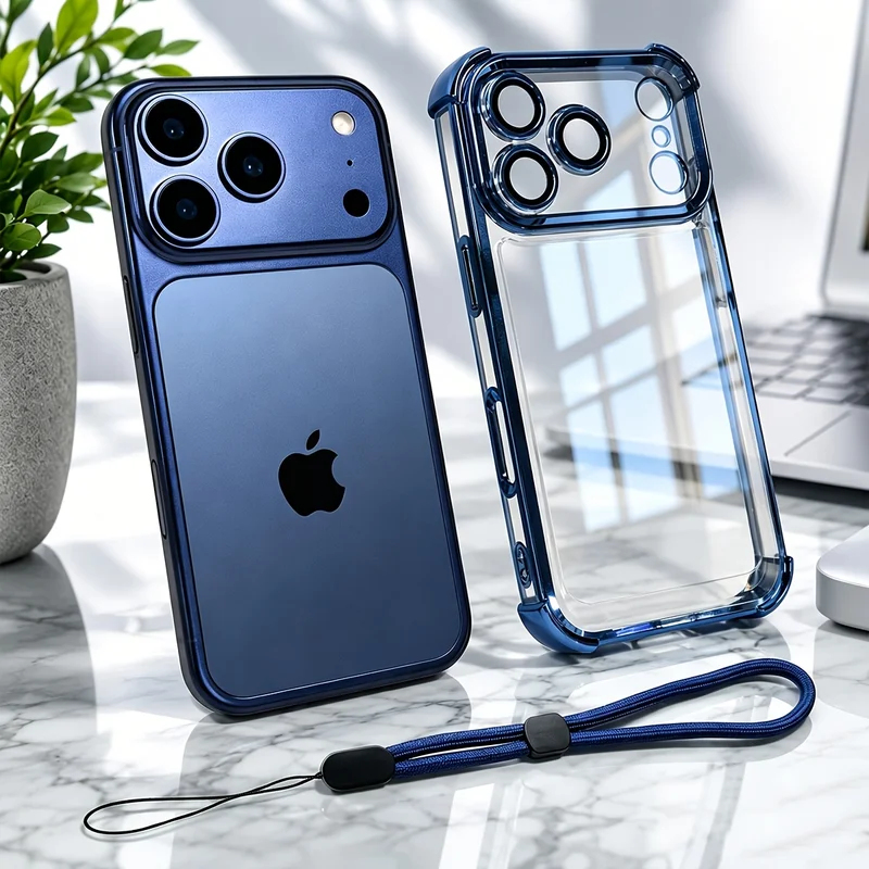 Wrist Wraps - Coque de téléphone de luxe transparente