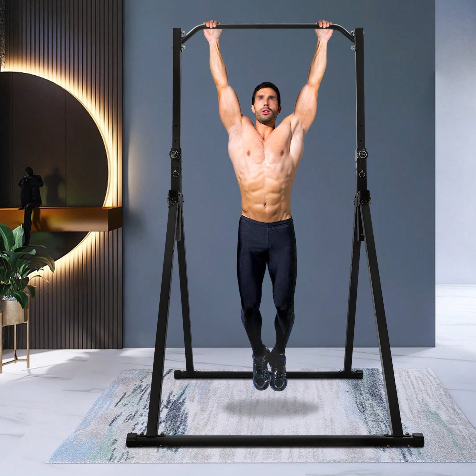 Pull Up Bar - Barre de traction triangulaire réglable en