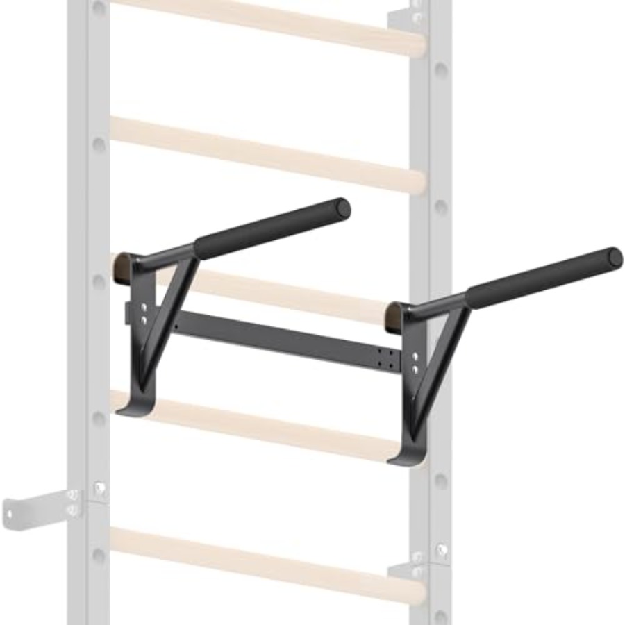 Pull Up Bar - Barre de gymnastique murale 2x2, échelle