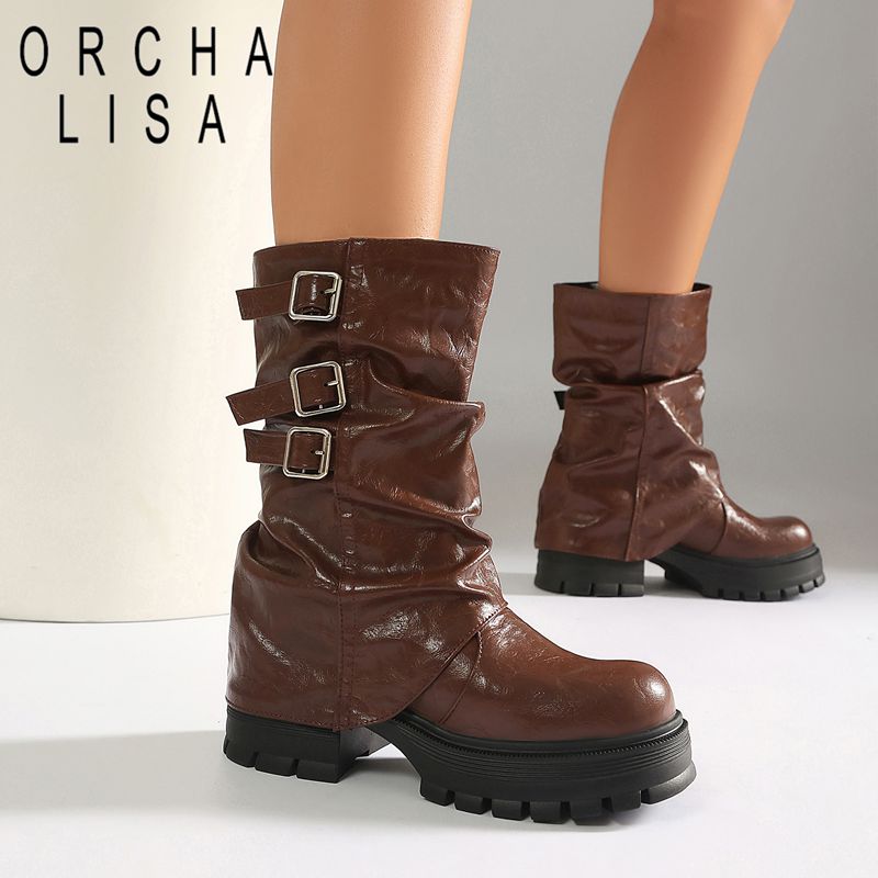 Lifting Belt - Bottes mi-mollet ORCHA LISA pour femme,