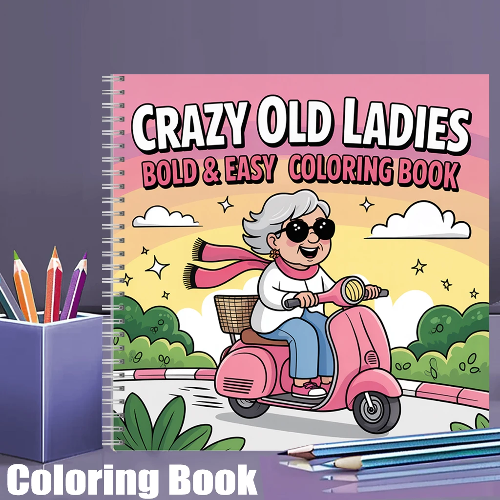 Chalk Bag - Livre de coloriage pour femmes âgées,