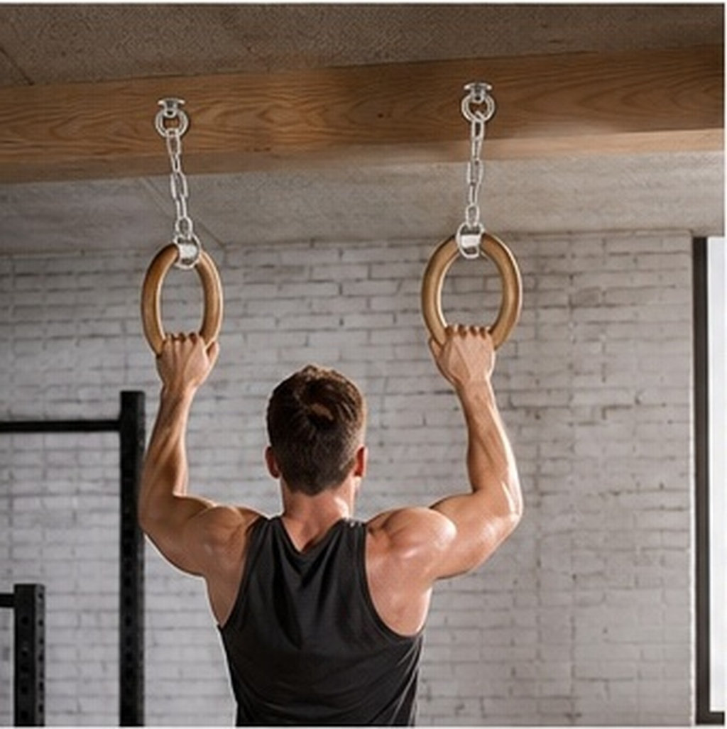 Gymnastic Ring - Ensemble de 2 crochets de suspension