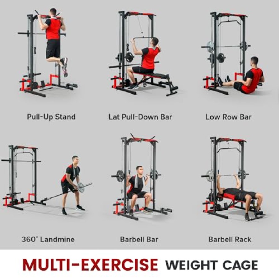 Power Cage Smith Machine, Rack - Pull Up Bar avis et prix