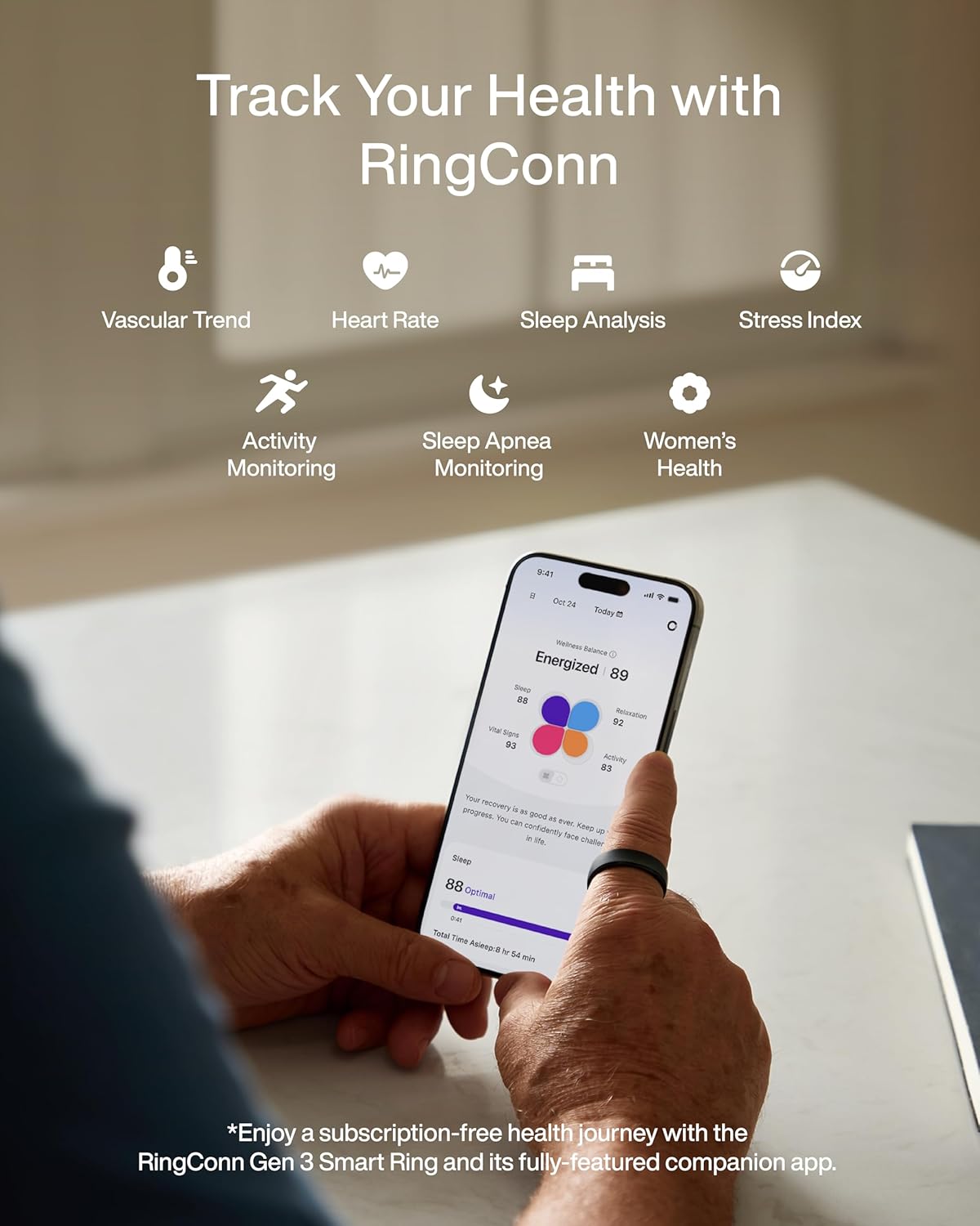Anneau intelligent RingConn Ge - Gymnastic Ring avis et prix