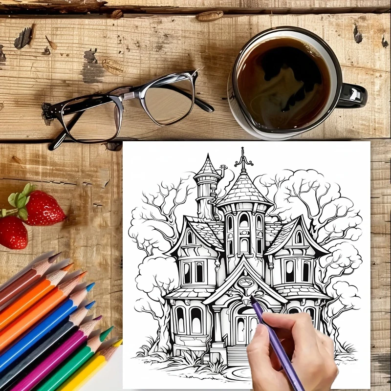 Livre de coloriage Maison Hant - Chalk Bag avis et prix