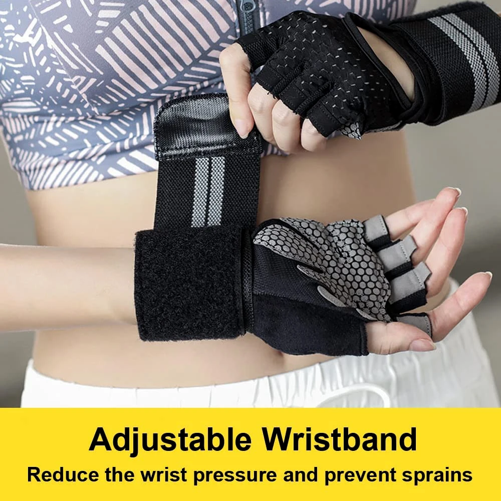 Gants de fitness demi-doigt av - Weightlifting Gloves avis et prix