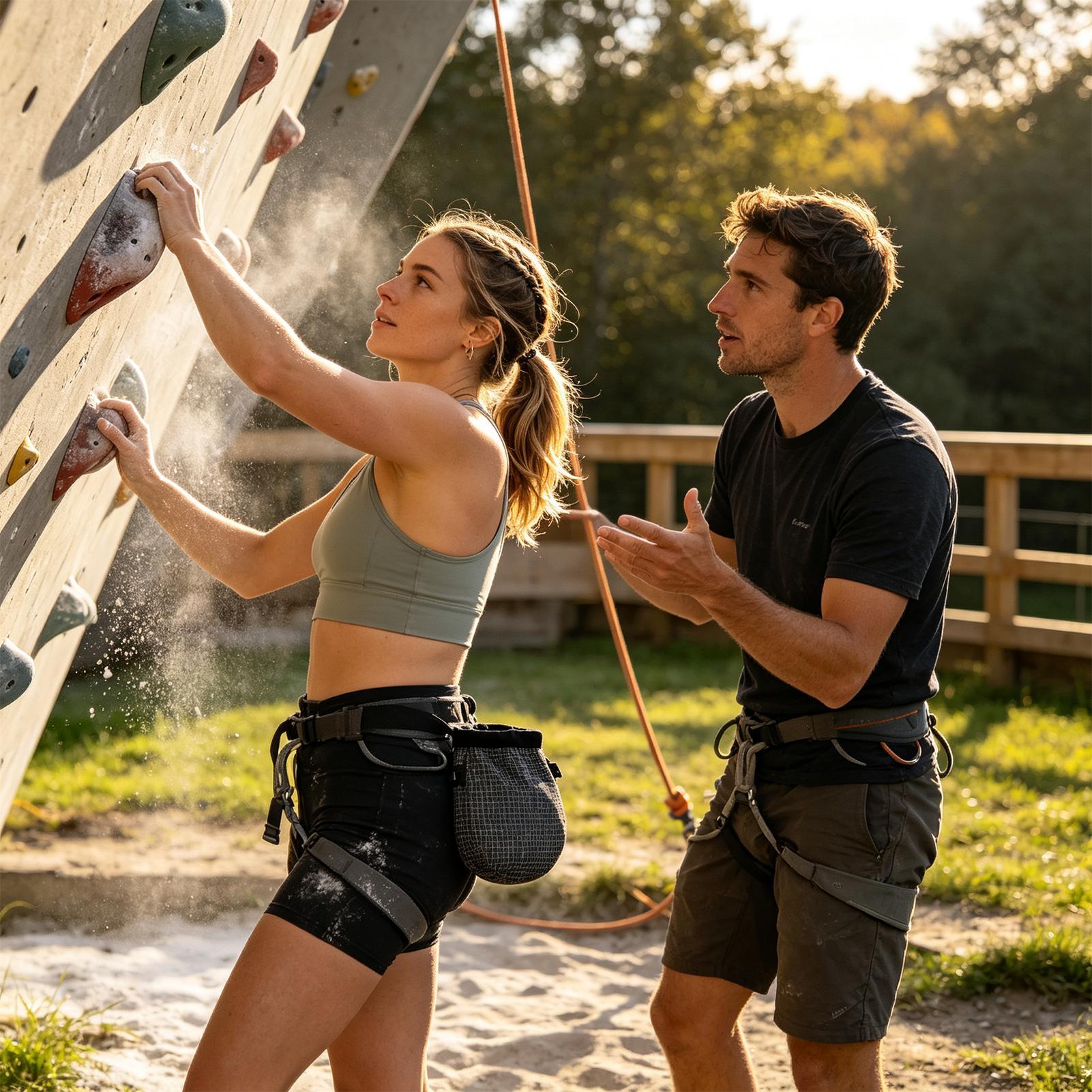Sac à craie d'escalade réglabl - Chalk Bag avis et prix